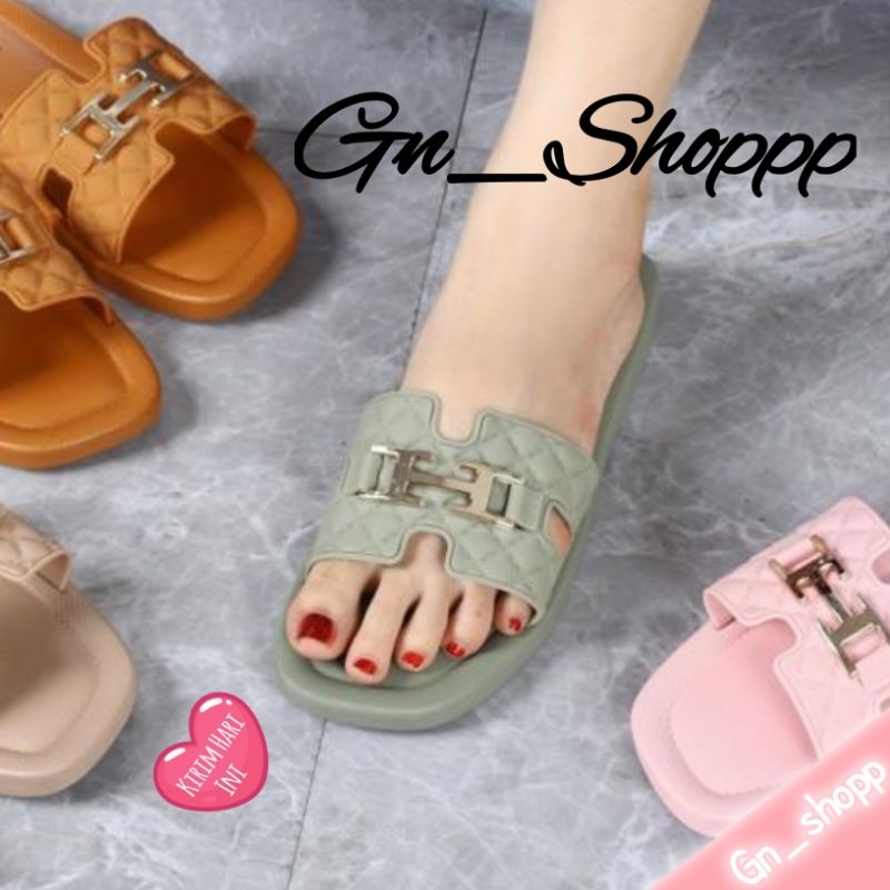 Sandal Wanita Import Jelly Terbaru Pin H Balance 1236-9