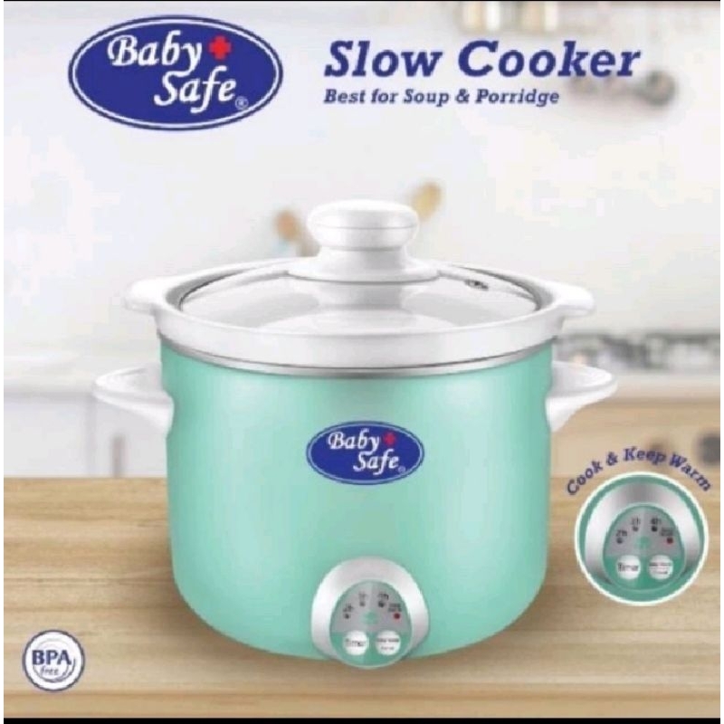 BABY SAFE BABYSAFE SLOWCOOKER 1,2 L LB 07 M ALAT BUAT BIKIN BUBUR BAYI