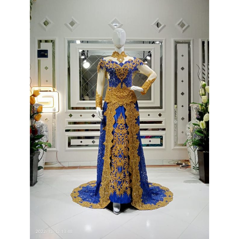 kebaya pengantin modern model blah full Payet)