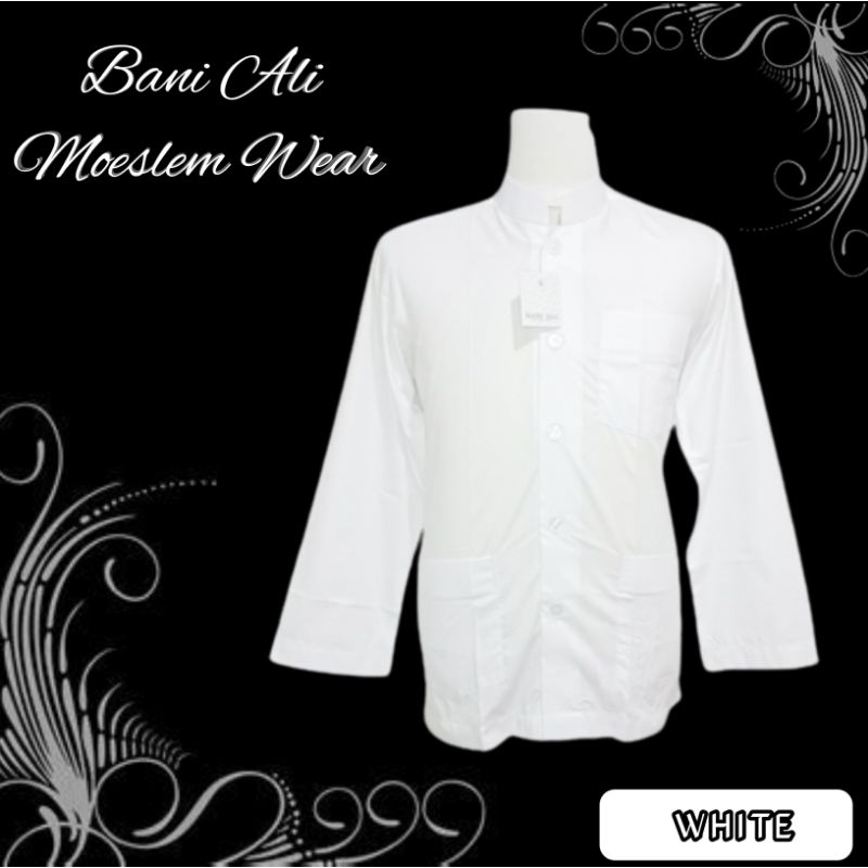 Baju Koko Bani Ali Lengan Panjang Pria