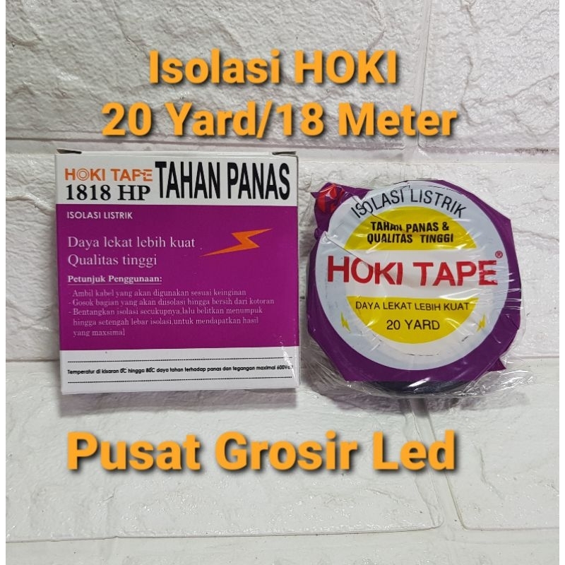Paket 10 Pcs Isolasi Listrik NITTO / 10 PCS Isolasi Listrik HOKI TAPE Tahan Panas