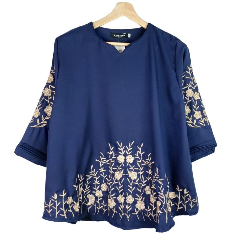 BLOUSE BORDIR BigSize 5L LD135  atasan shakila outfit wanita jumbo