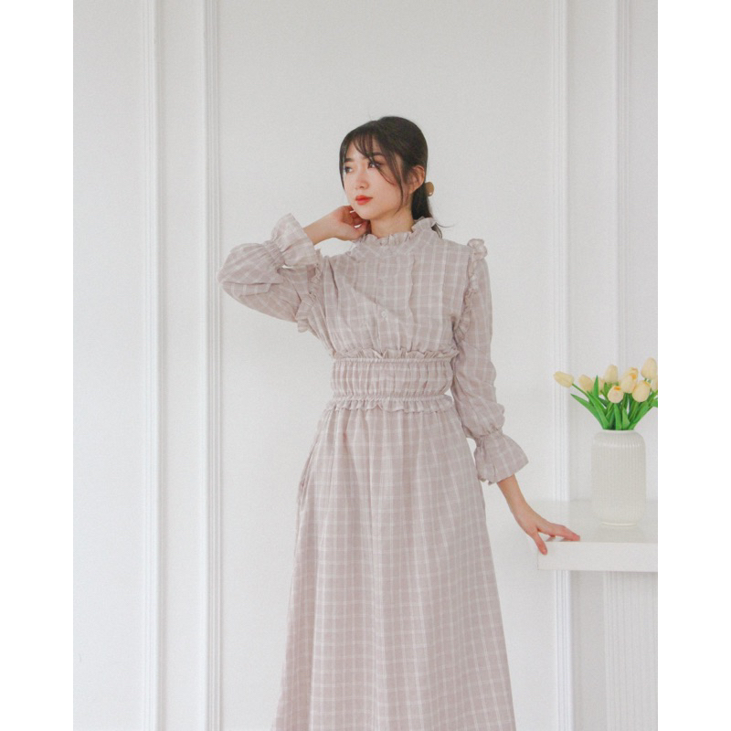 KANON - Ayame dress - Dress vintage maxi hijab friendly korean look