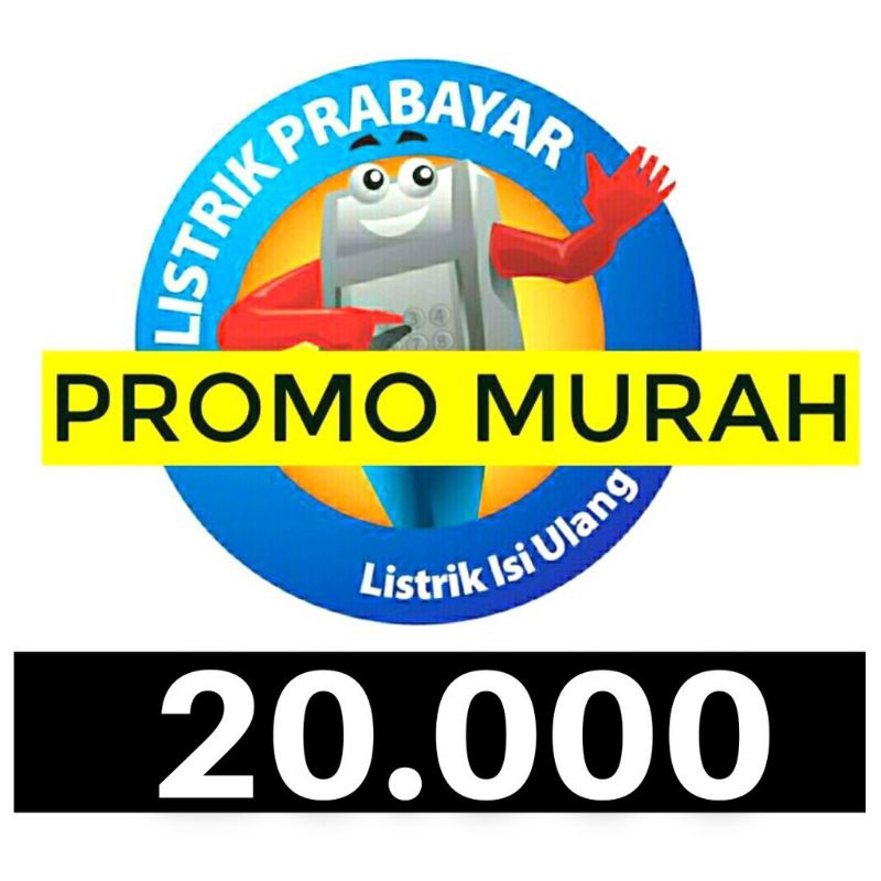 Token PLN 20RIBU STROOM PULSA LISTRIK