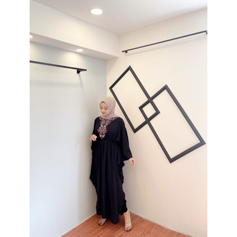 ADEL DRESS KAFTAN || KAFTAN CRINCLE MOTIF