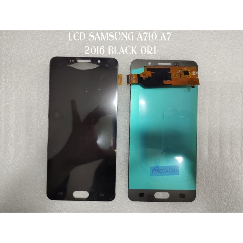 LCD SAMSUNG A710 A7 2016 BLACK ORI