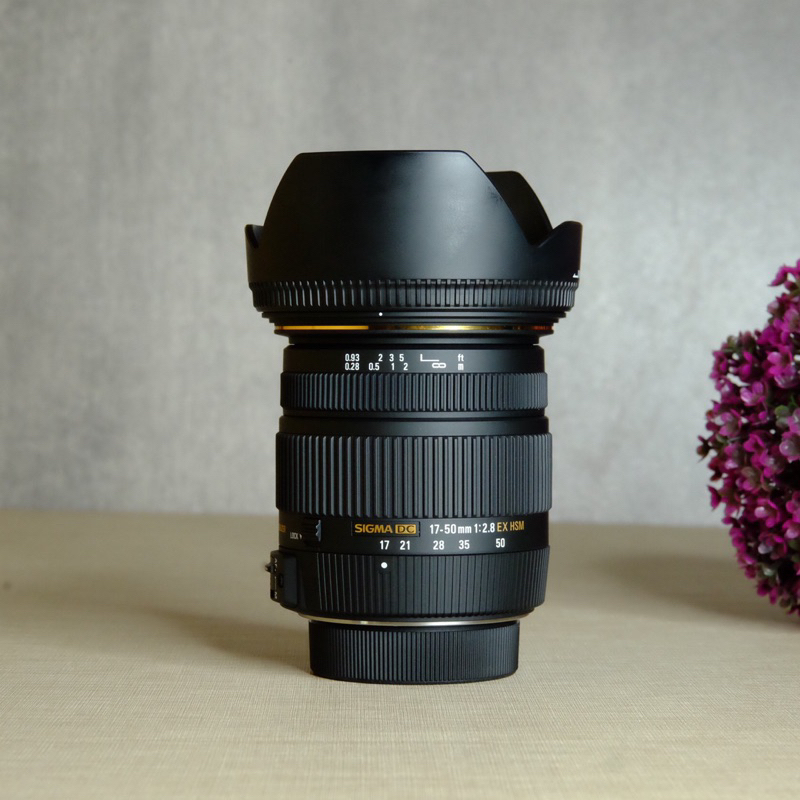 ( Lensa andalan wedding ) Sigma 17-50mm F2.8 for Nikon second berkualitas apsc