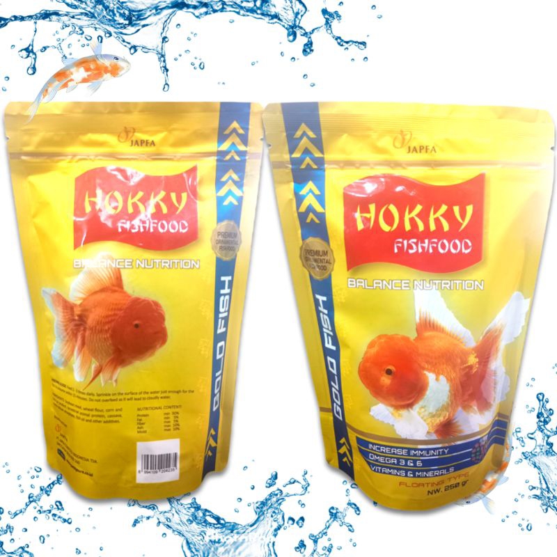 Makanan Ikan Hias HOKKY FISH FOOD BALANCE NUTRITION 250GR