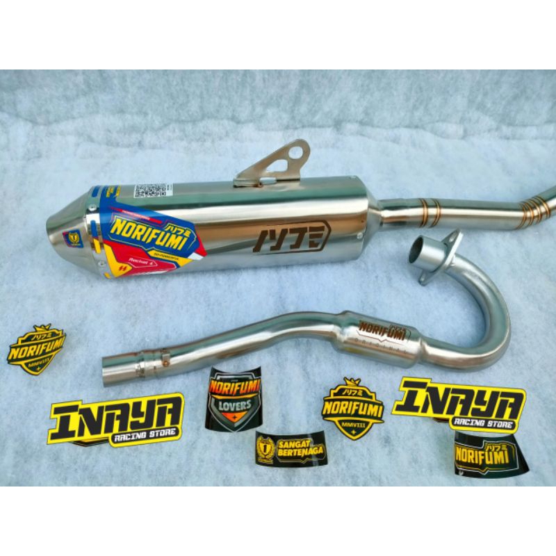 KNALPOT NORIFUMI ROCET 4 SLINCER PANJANG KLX 150/D-TRACKER CRF150L WR155