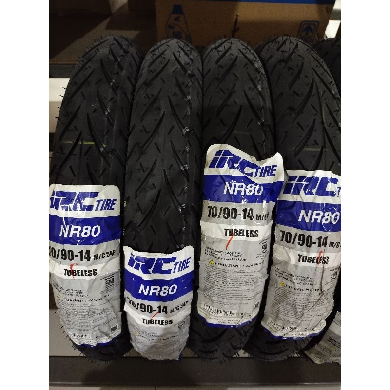 Ban IRC Tubeless depan Mio 70/90-14