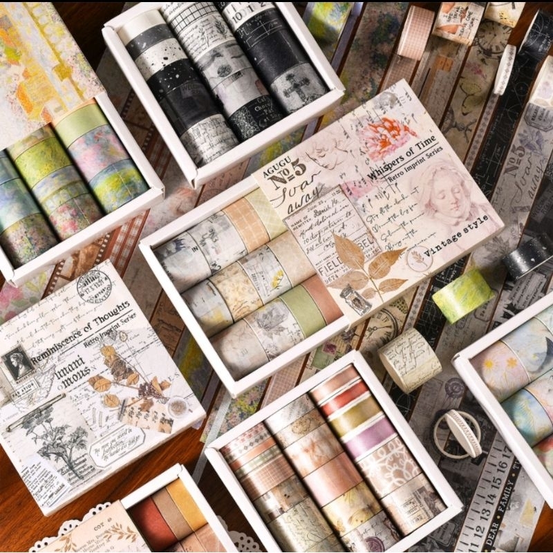

Share Washi Tape Berbagai Motif Untuk Scrapbook Journaling Diary 50cm