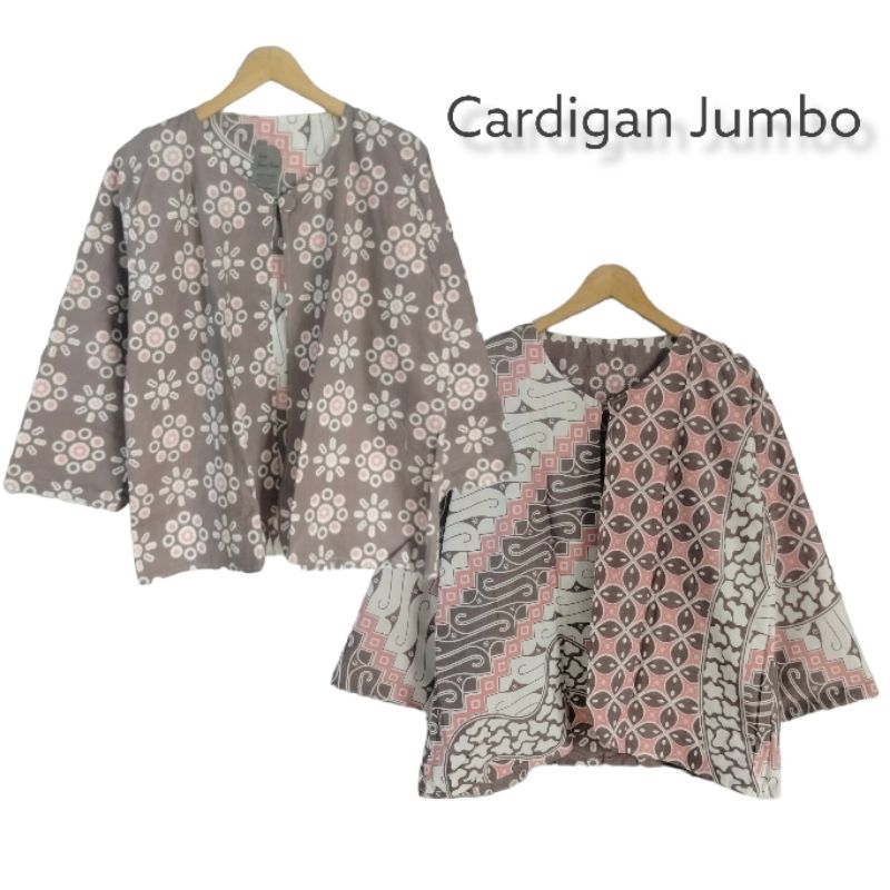 Cardigan Bolak Balik Jumbo