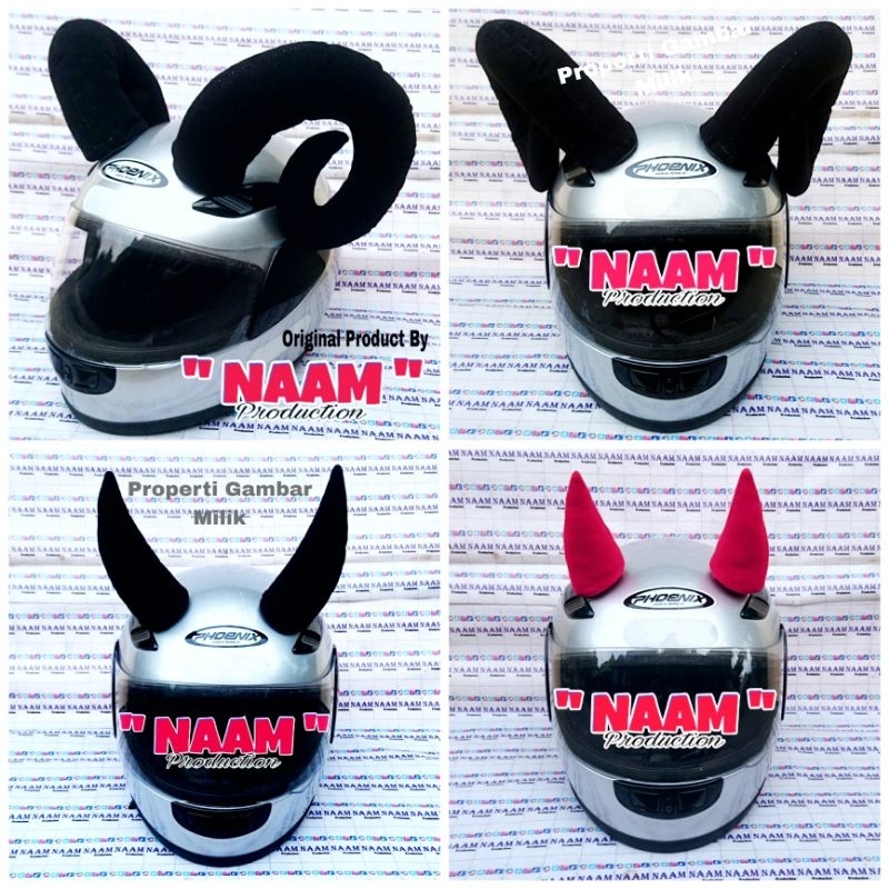 Tanduk Helm, Tanduk Banteng Helm, Tanduk Domba Helm, Kuping Kucing Helm
