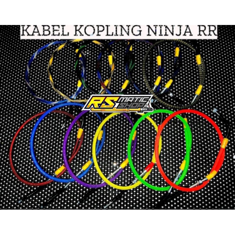 KABEL KOPLING SERAT WARNA NINJA RR OLD/NEW KAWASAKI