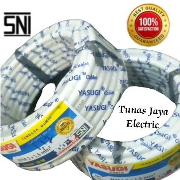 Kabel NYM 2x1,5mm @10M Tembaga Murni YASUGI (Standar SNI)