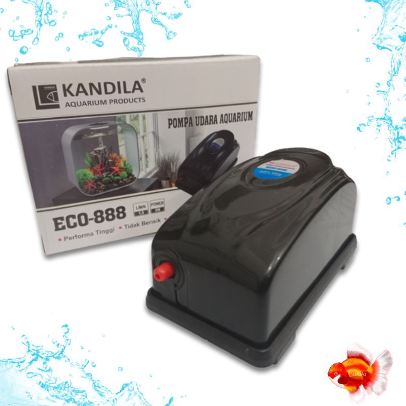 PROMO MURAH Aerator Airpump Udara 1 Lubang KANDILA ECO 888