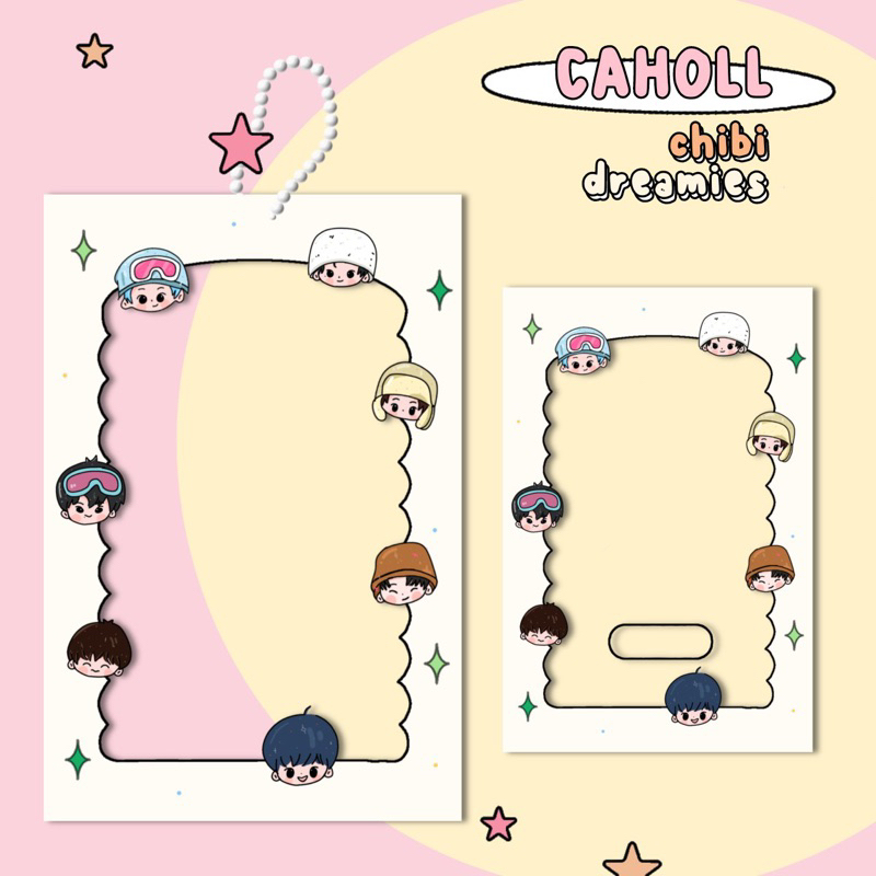 ACRYLIC PHOTOCARD HOLDER CANDREAM CHIBI 2 SIDE VERS
