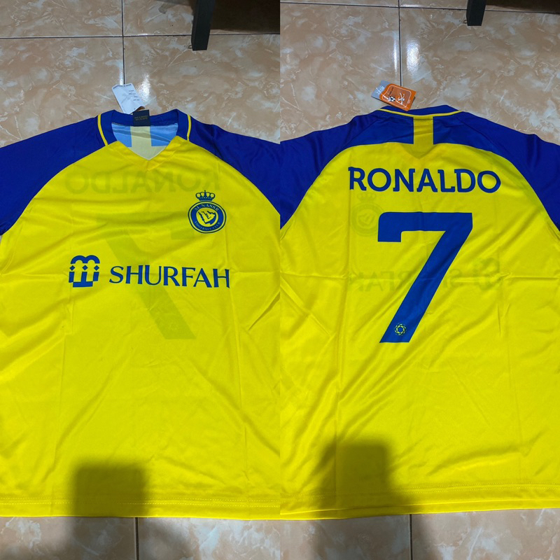 JERSEY BOLA AL NASSR HOME RONALDO PRINTING 2022