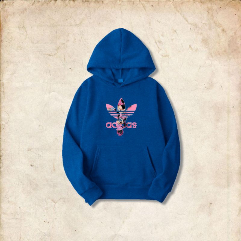 Hoodie anak sweater anak perempuan laki logo Adidas Mikey mouse Hoodie