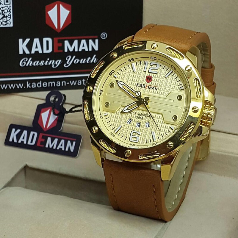 jam tangan pria sport kademan K9075 water resistand