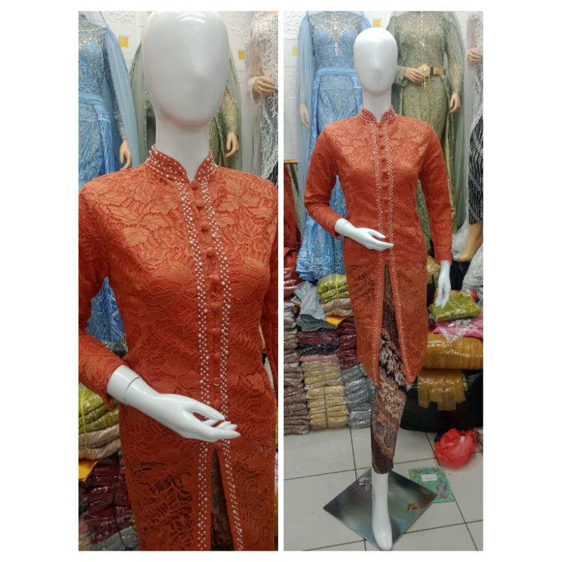 kebaya ibu besan model tunik(full puring)