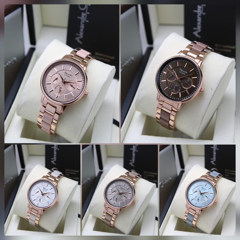 ALEXANDRE CHRISTIE WANITA AC2A31 / AC 2A31 ORIGINAL GARANSI RESMI 1 TAHUN