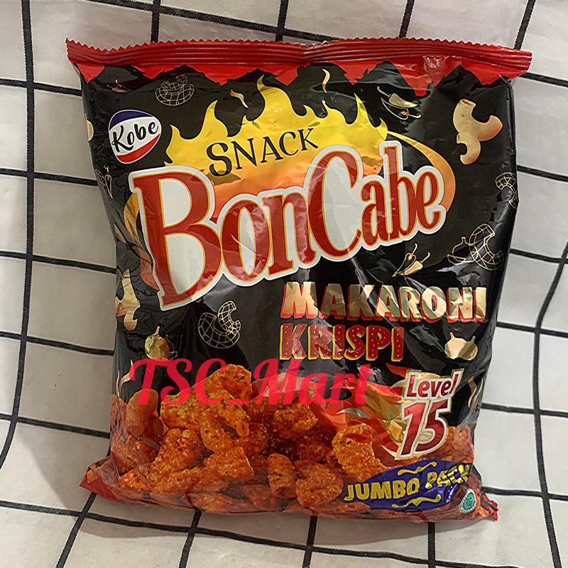 

Snack BonCabe Makaroni Krispi Level 15 / Makaroni / BonCabe / bon / cabe / Jumbo / Level / 15 / Macaroni / Snack / pedas