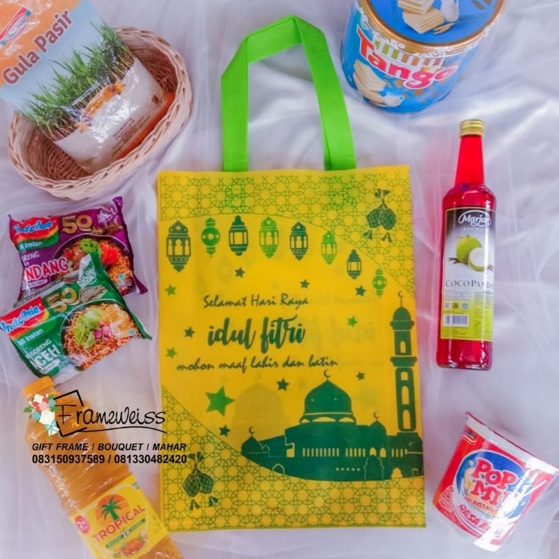 

TANPA PO, ECER Tas Parsel Lebaran Hari Raya Idul Fitri