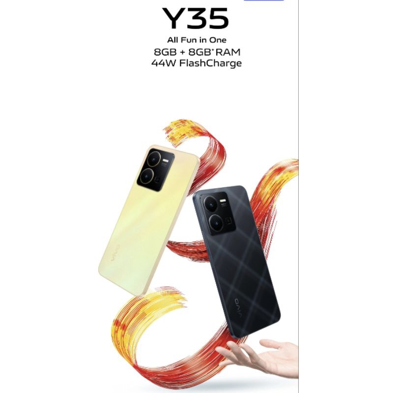 VIVO Y35 2022 Ram 8+8GB ROM 128GB - Garansi Resmi Vivo Indonesia (8+8/128GB)