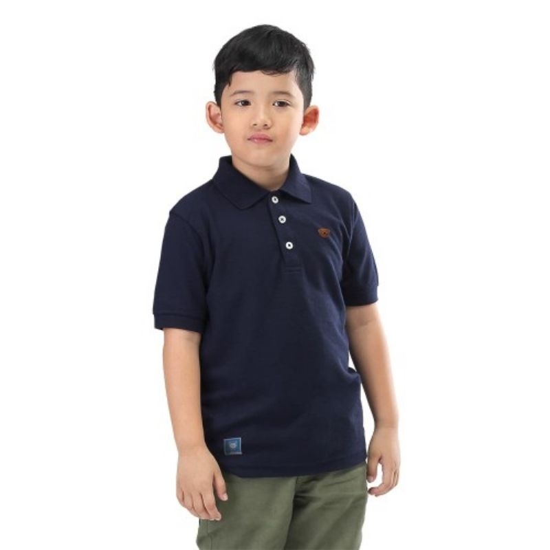 KAOS POLO ANAK LAKI LAKI UNISEX KERAH KOMBINASI USIA 1-10 TAHUN BAHAN LACOSTE