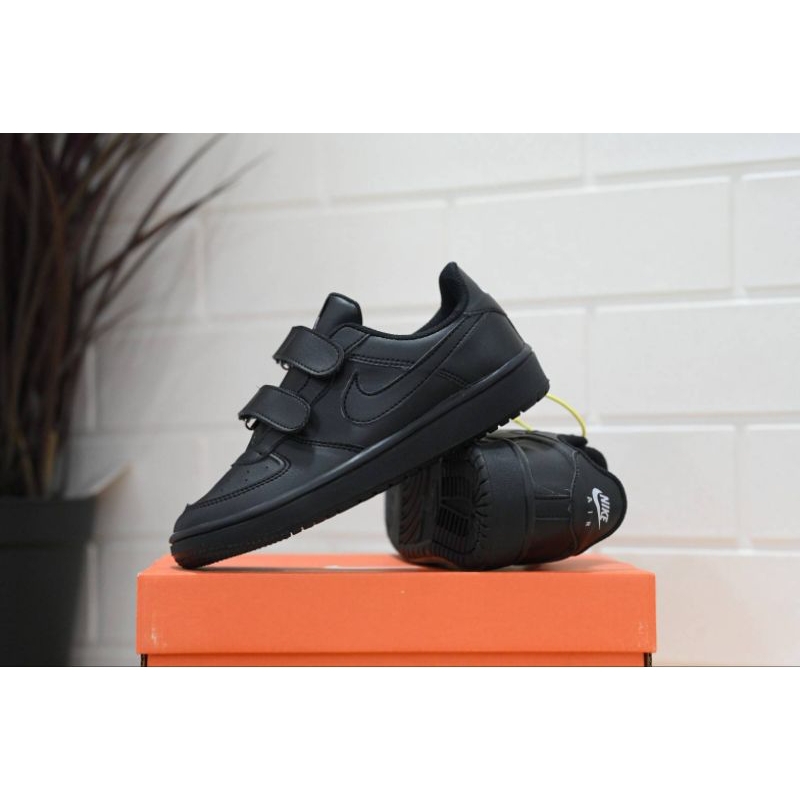 Sepatu nike anak laki laki sepatu anak af1 sepatu sekolah anak full black