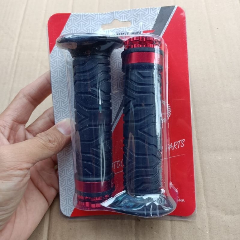 Handgrip motor Motif Baros plus Jalu stang Bisa semua motor