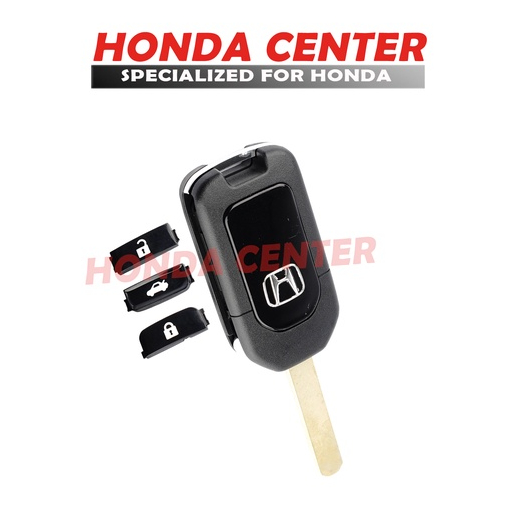 rumah casing kunci lipat flip key mobil honda kunci pengganti mobil honda 3 tombol