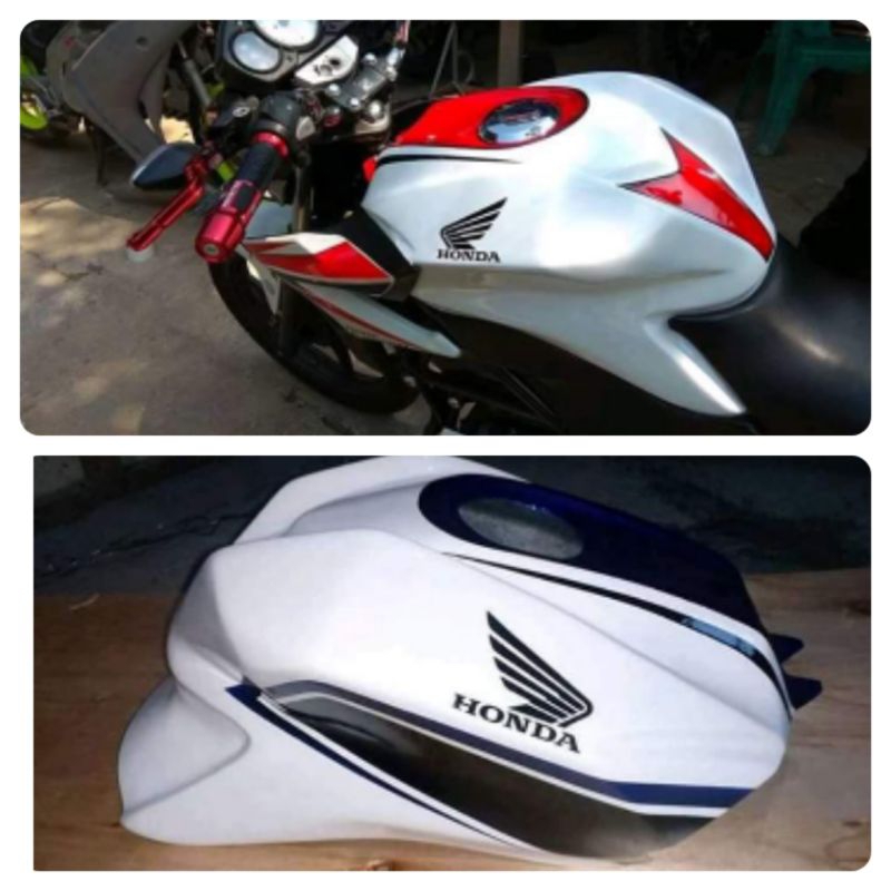 KONDOM TANGKI CB150 OLD MODEL CBR 250R WARNA HITAM MERAH PUTIH