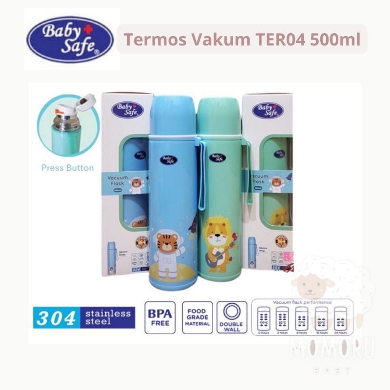 Baby Safe Termos Vakum Vacuum Flask 500ml TER04 Termos Minum Gambar