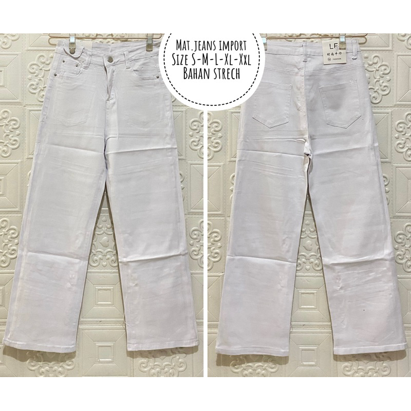 kulot jeans import wanita