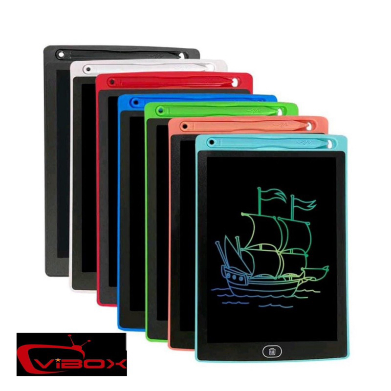 LCD Writing Tablet 8.5&quot; Eye Care Display Screen Lock Function Papan Tulis Anak/Dewasa B1 Promo Sen