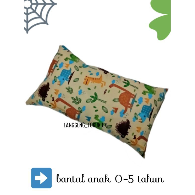 Bantal Anak 0-5 tahun/bantal anak karakter 30x50cm