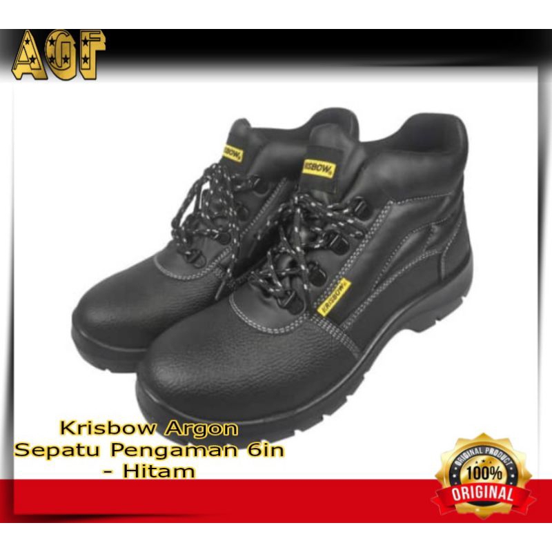 Sepatu Saefty Krisbow ARGON // Sepatu prngaman 6in Krisbow