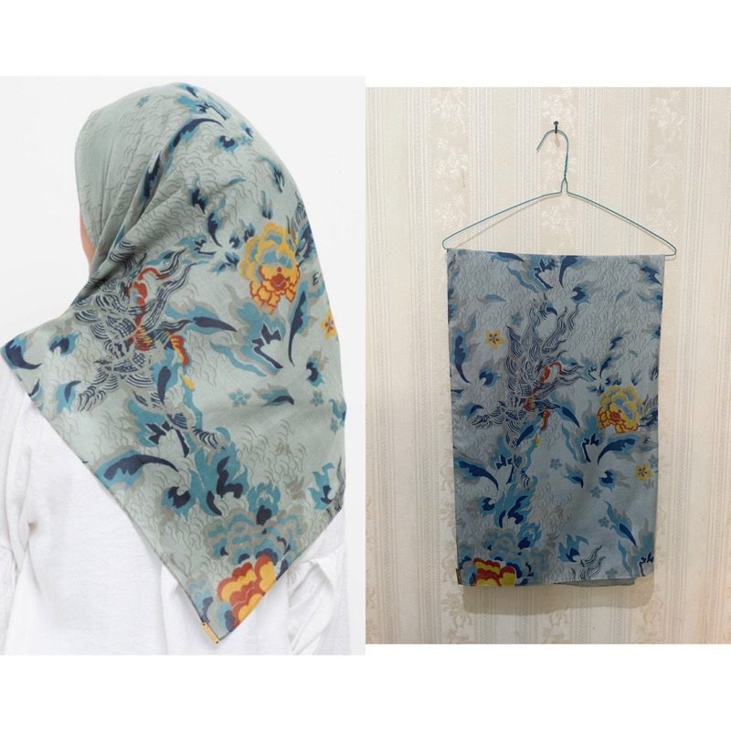 preloved kamiidea kami idea taiga scarf voal Original