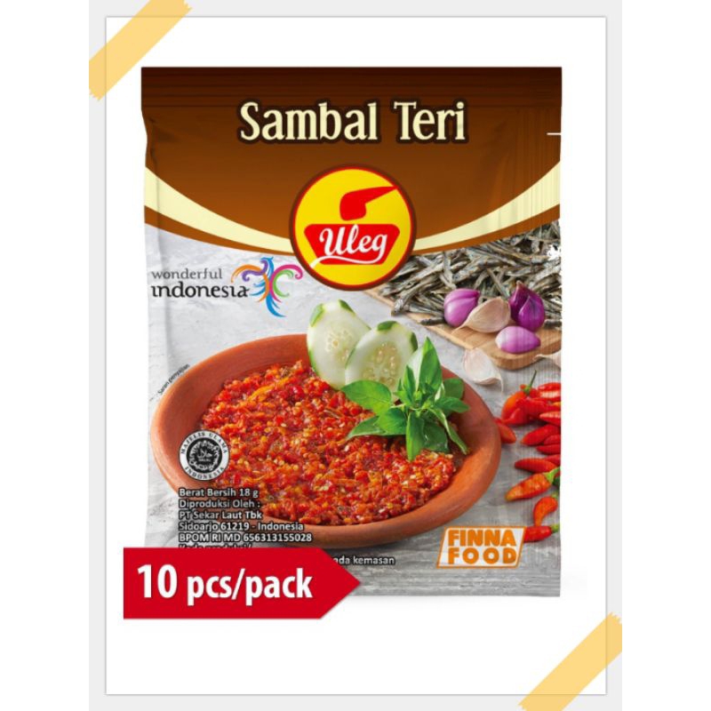 Sambal Uleg Finna Teri 10 sachet