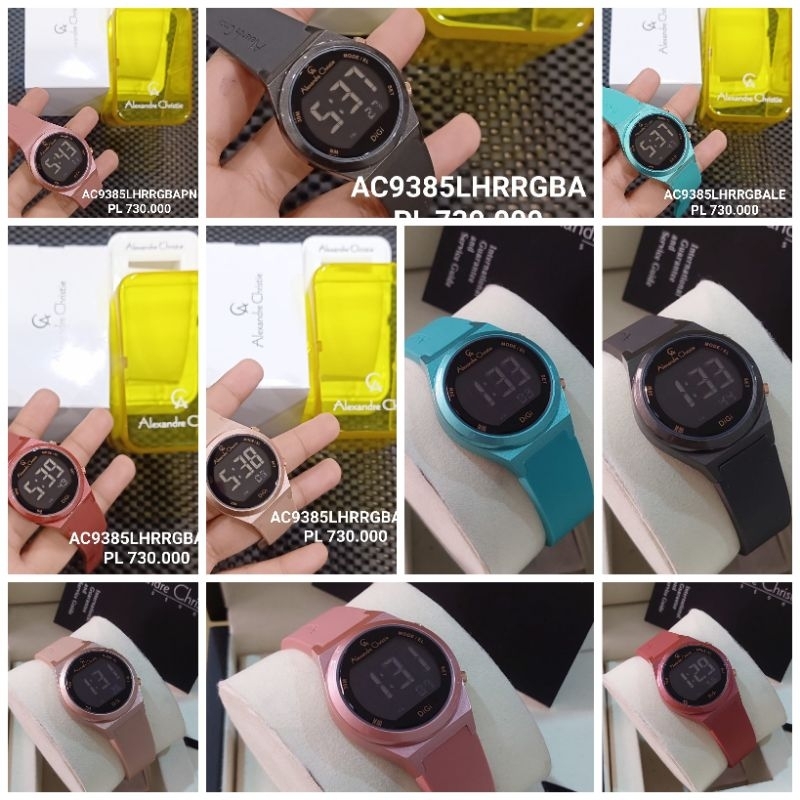JAM TANGAN DIGITAL KARET AC 9385 | AC9385 DIGI RUBBER AUTHENTIC