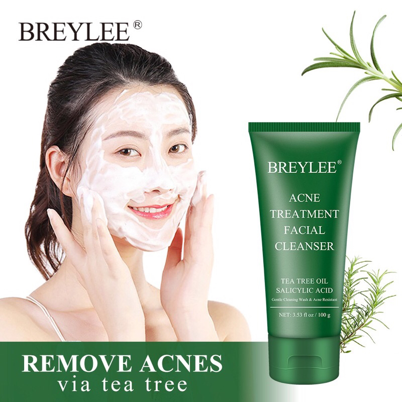 Breylee Tea Tree Acne Treatment Facial Cleanser