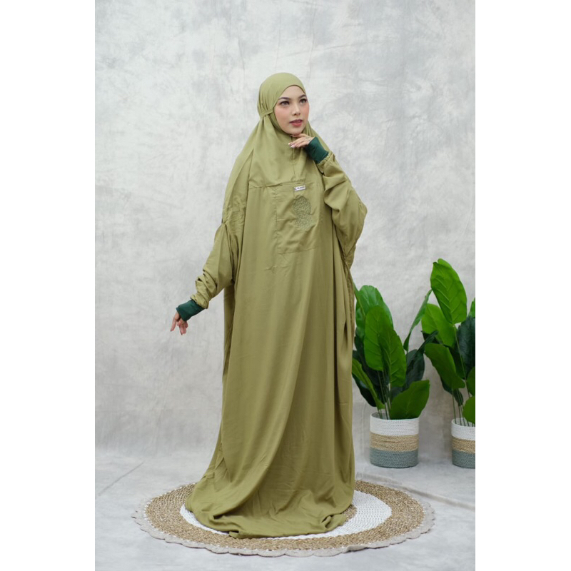Mukenah Terusan Rayon Twill Ya Kher