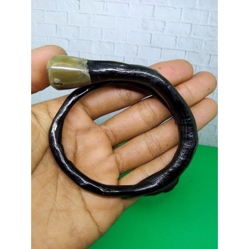 GELANG AKAR BAHAR HITAM BONGGOL UNIK