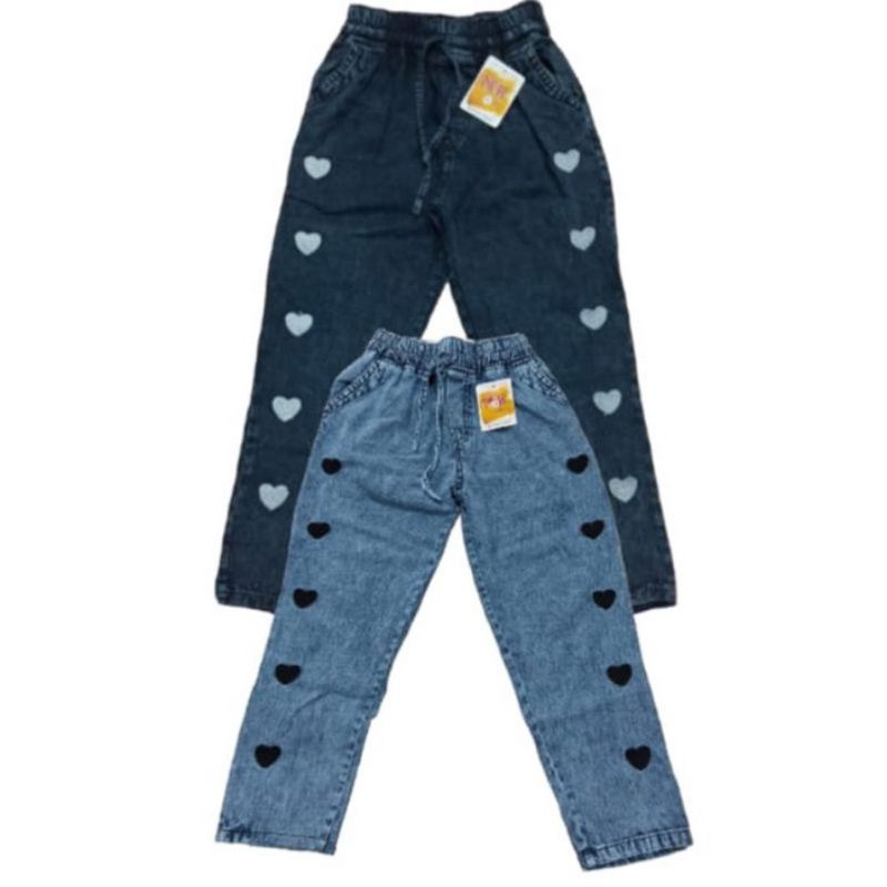 Celana Boyfriend Wanita Anak Tanggung/Celana panjang Jeans Boyfriend Perempuan