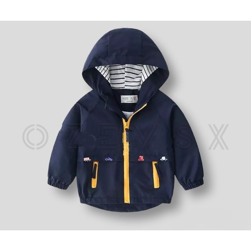 Jaket Parasut Anak anak keren kekinian anti air umur 4 - 10 tahun / Hoodie Parasut anak anak keren terbaru