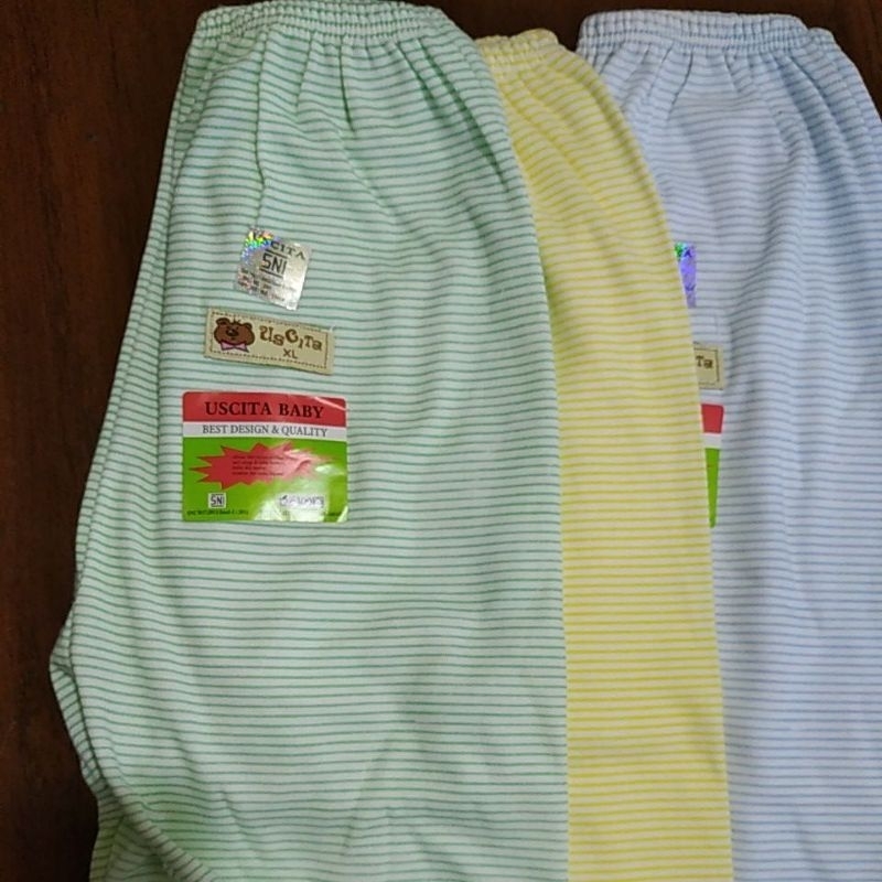 CELANA PANJANG 3 PC TUTUP KAKI BUNTU APOLO SALUR WARNA XL 18 M - 12 M