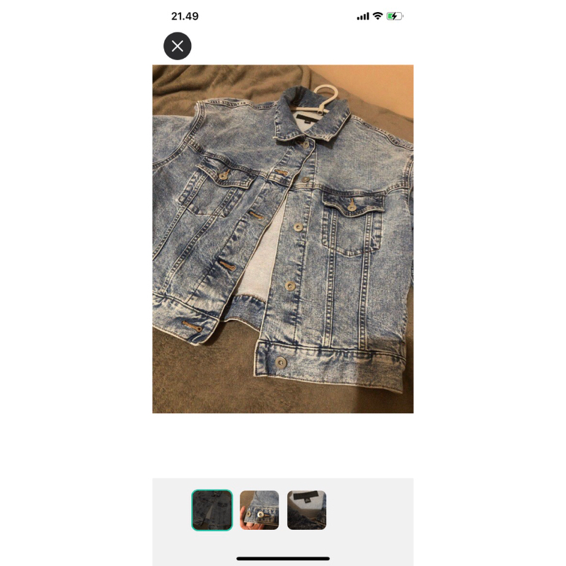 denim jacket by uniqlo