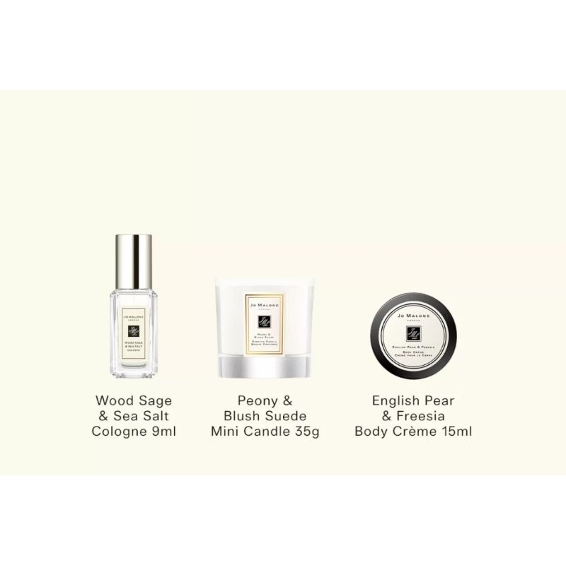 Jo malone wood sage travel size mini size jo malone body creme body cream jo malone candle ORIGINAL